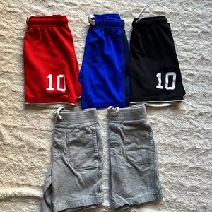 Lot of 5 3T Athletic Shorts